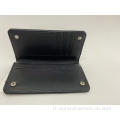 Portefeuilles à rivets noirs Lady Purse 2 Folds Wallets